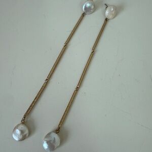 Pearl dangle earrings